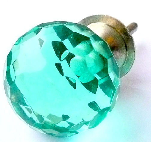 Green Clear Knob