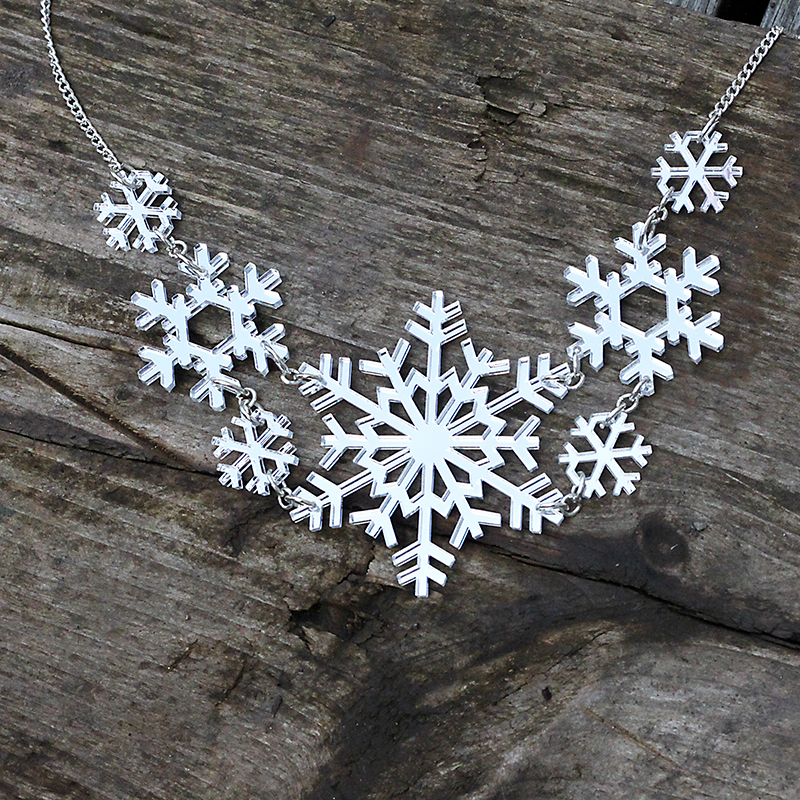 Snowflake necklace