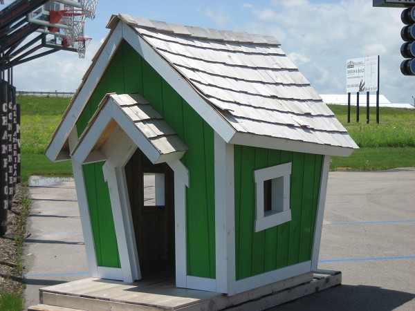 Kids Crooked House, green (1)