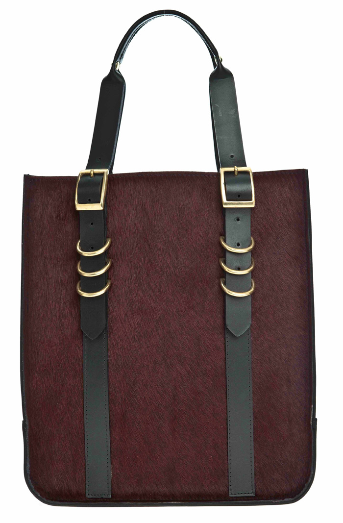 Danielle Foster Kelly Tote in burgundy pony skin £399 at BENGTfashion.com