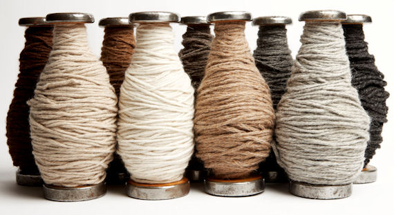 British natural wool yarn